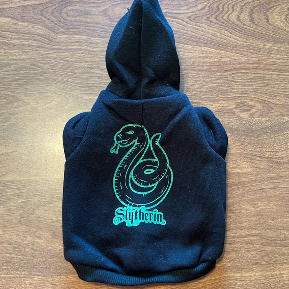 Wizarding World Of Harry Potter Slytherin Pet Dog Hoodie Size X-Small XS NWT
